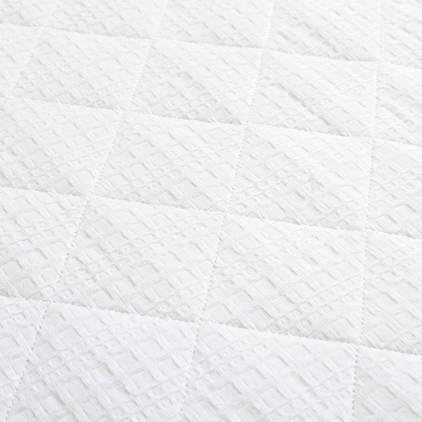 Lush Décor Haniya Solid Waffle Woven Cotton Textured Quilt Set