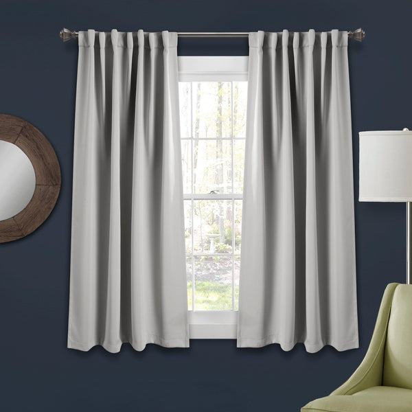 Lush Décor Insulated Back Tab Blackout Curtain Panel Set
