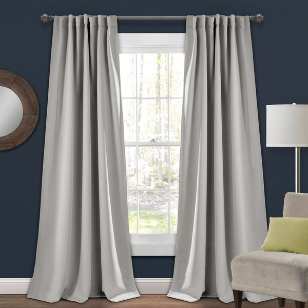 lush décor Insulated Back Tab Blackout Curtain Panel Set