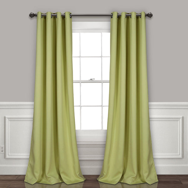 Lush Décor Insulated Grommet Blackout Window Curtain Panel Set