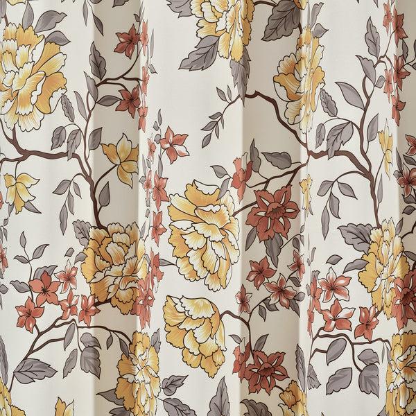 Lush Décor Ivana Floral Light Filtering Window Curtain Panel Set