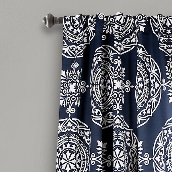 Lush Décor Karmen Medallion Room Darkening Window Curtain Panel Set