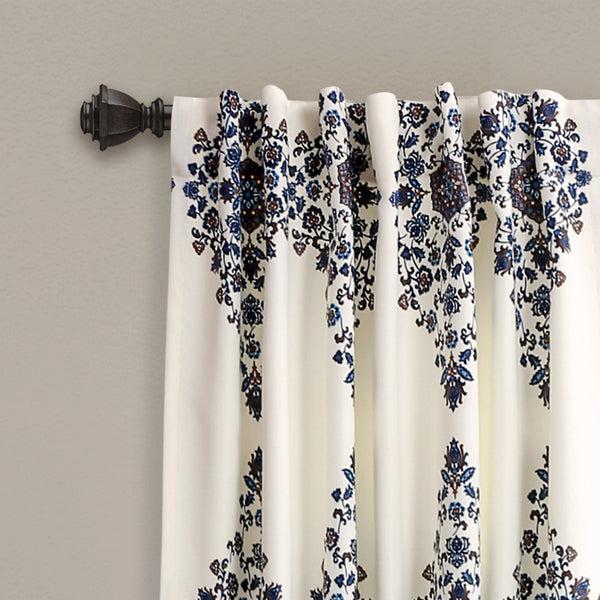 Lush Décor Keya Medallion Light Filtering Window Curtain Panel Set
