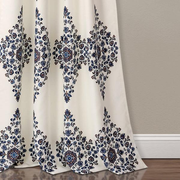 Lush Décor Keya Medallion Light Filtering Window Curtain Panel Set