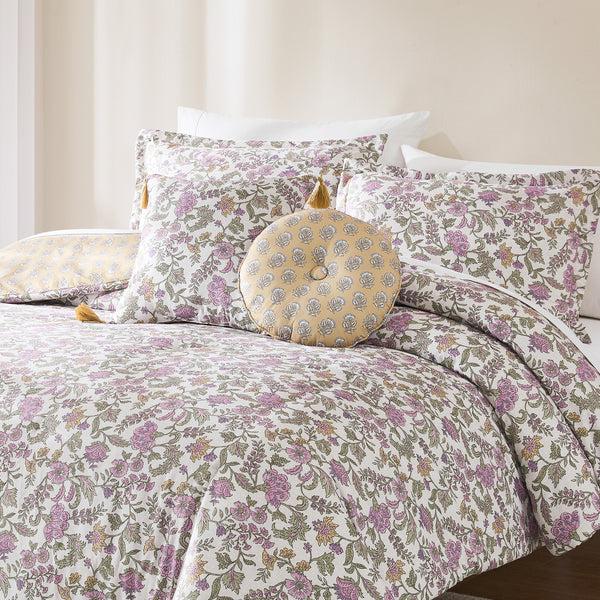 Lush Décor Lillian Block Print Reversible Comforter Set 5Pc