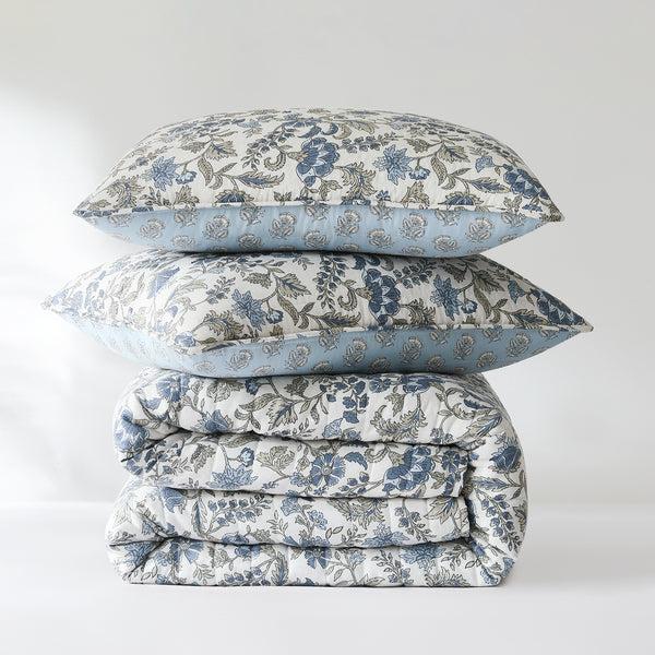 Lush Décor Lillian Block Print Reversible Quilt 6 Set