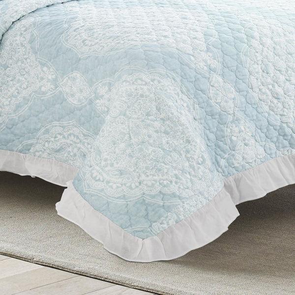Lush Décor Lucianna Ruffle Edge Cotton Bedspread Set