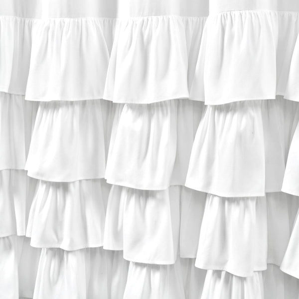 Lush Décor Allison Ruffle Shower Curtain