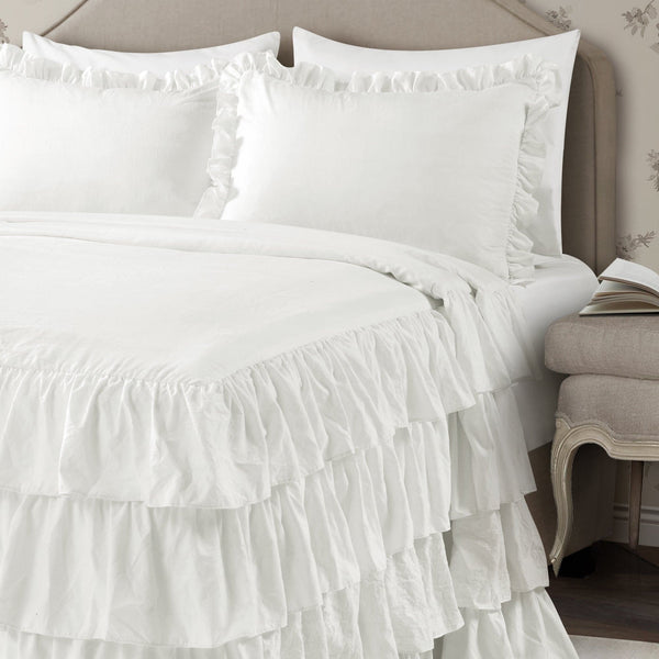 Lush Décor Allison Ruffle Skirt Bedspread Set