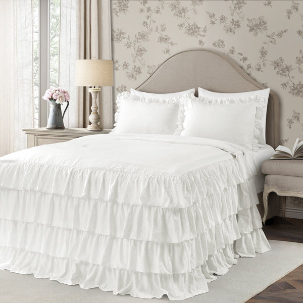 Lush Décor Allison Ruffle Skirt Bedspread Set