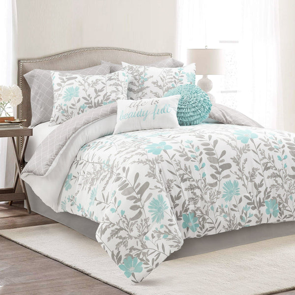Lush Décor Aprile Reversible Comforter 8 Piece Set