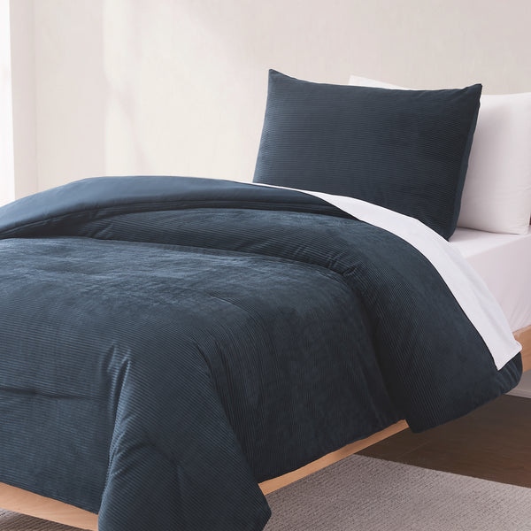 Lush Décor Arden Ribbed Corduroy Comforter Set