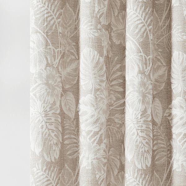 Lush Décor Bali Tropical Leaves Shower Curtain