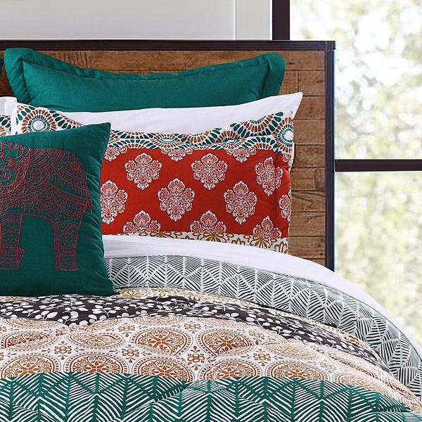 Lush Décor Bohemian Stripe 7 Piece Comforter Set