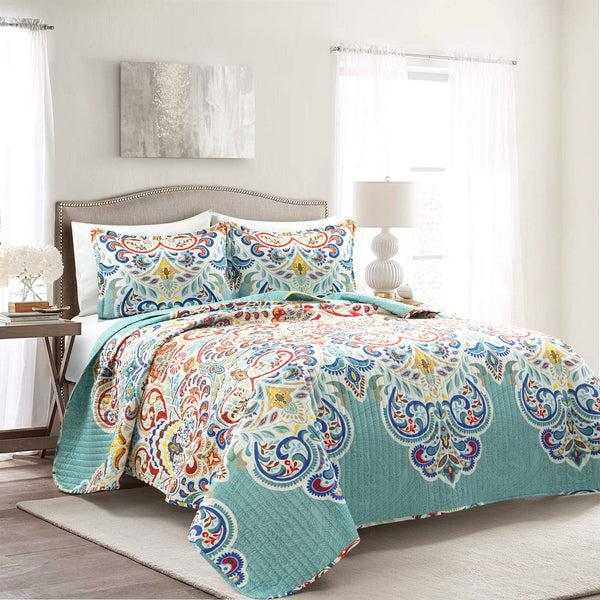 Lush Décor Boho Chic Quilt 3 Piece Set