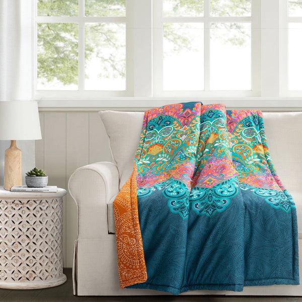 lush décor Boho Chic Reversible Throw