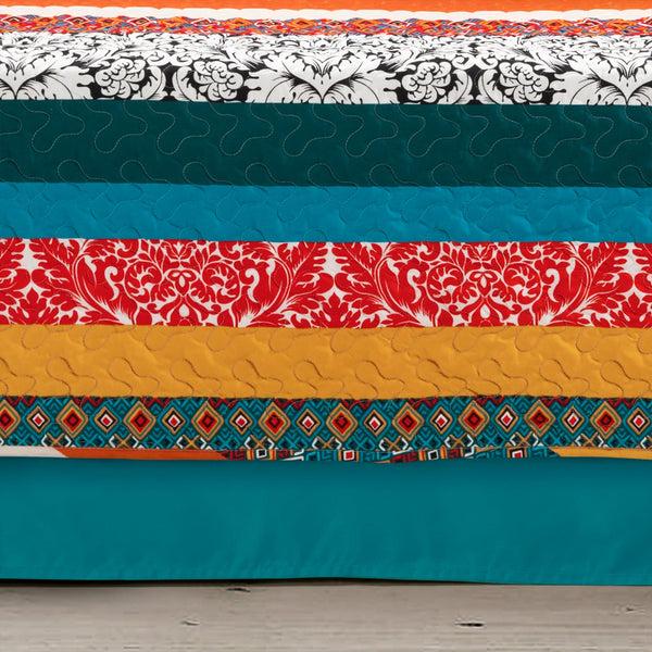 Lush Décor Boho Stripe 6 Piece Daybed Cover Set