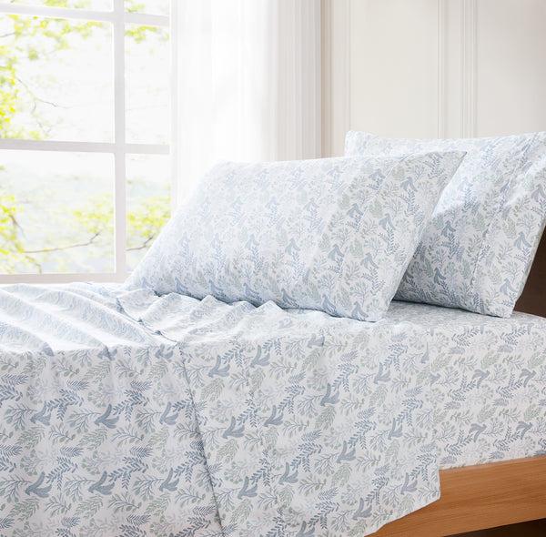 Lush Décor Botanical Leaf And Floral Sheet Set