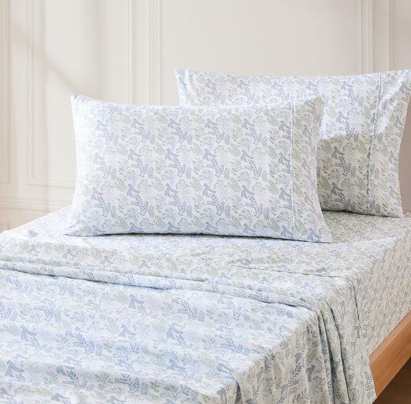 Lush Décor Botanical Leaf And Floral Sheet Set