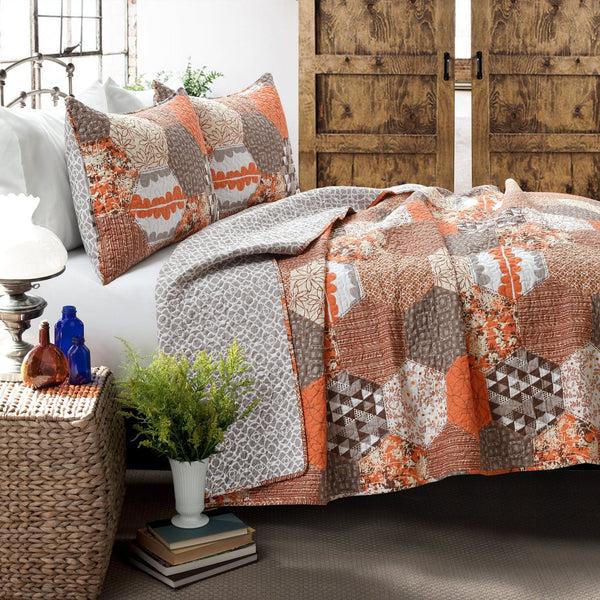 Lush Décor Briley Quilt 3 Piece Set