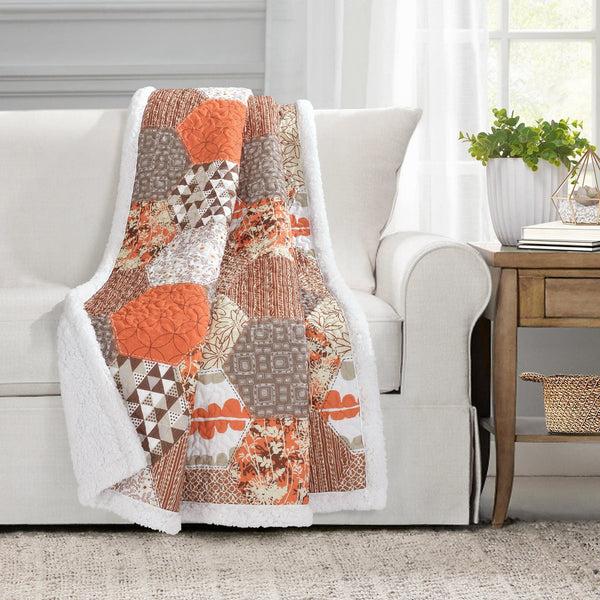 Lush Décor Briley Throw Sherpa