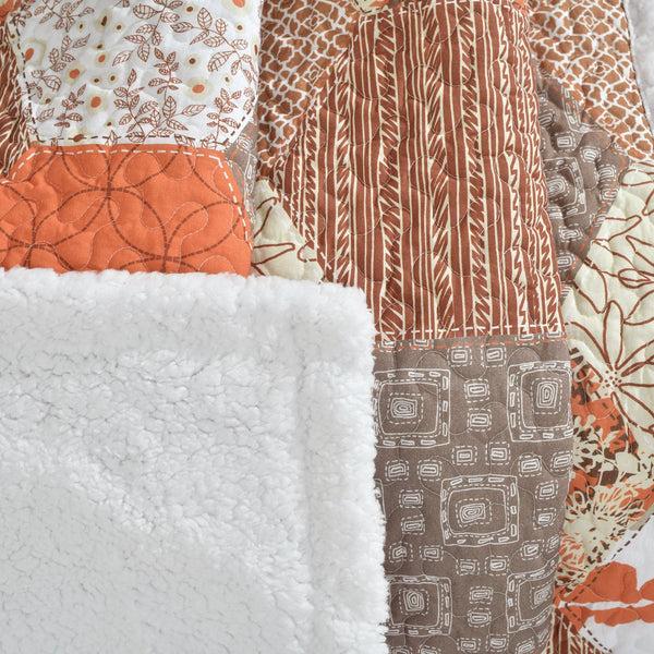 Lush Décor Briley Throw Sherpa
