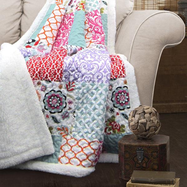 Lush Décor Brookdale Throw Sherpa