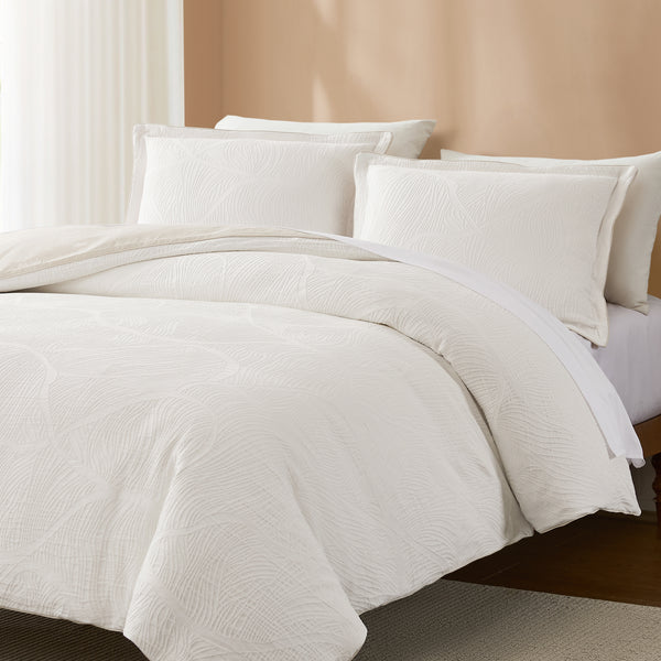 Lush Décor Capstone Whisper Duvet Cover Set