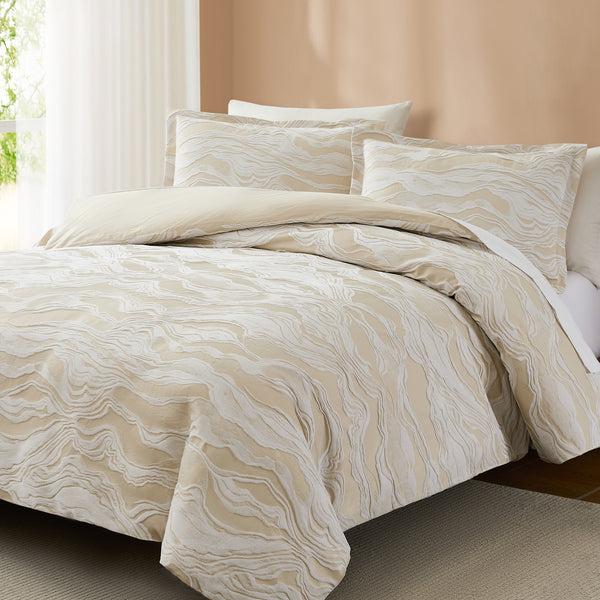Lush Décor Cascade Wave Duvet Cover Set