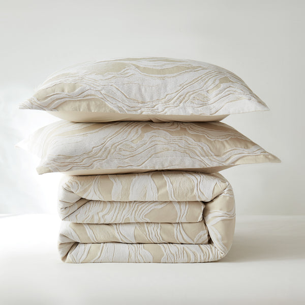 Lush Décor Cascade Wave Duvet Cover Set