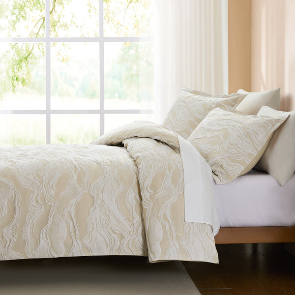 Lush Décor Cascade Wave Duvet Cover Set