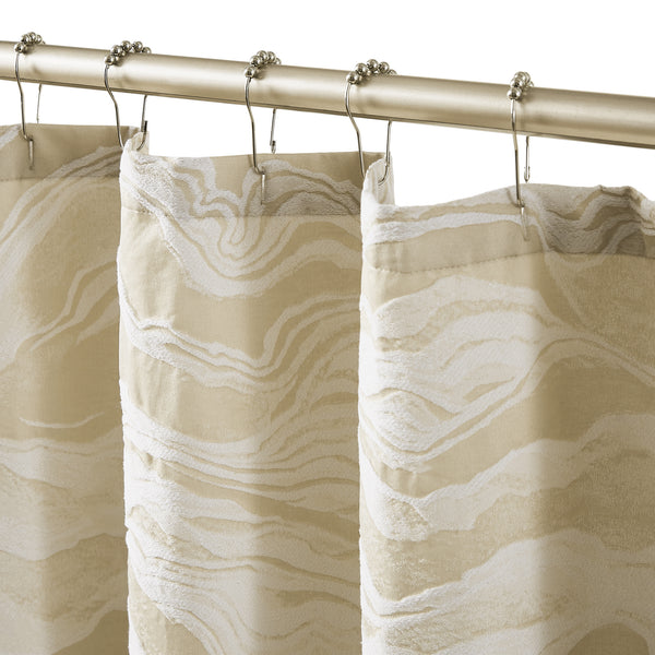 Lush Décor Cascade Wave Shower Curtain