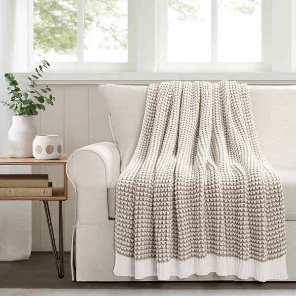 lush décor Chic And Soft Knitted Throw