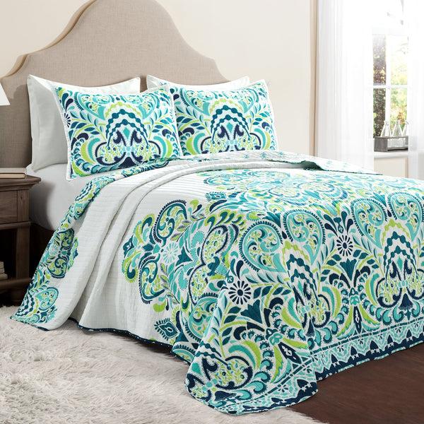 Lush Décor Clara Quilt 3 Piece Set