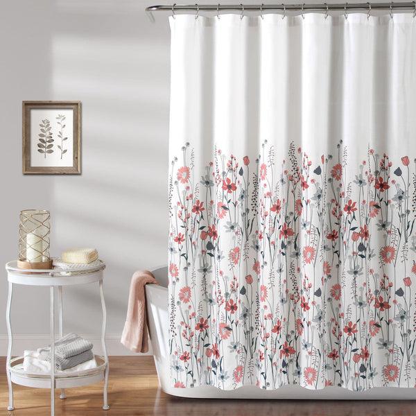 Lush Décor Clarissa Floral Shower Curtain