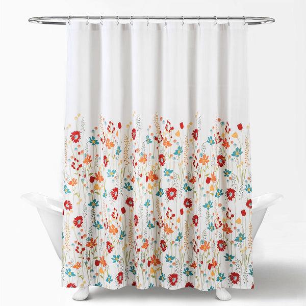 Lush Décor Clarissa Floral Shower Curtain