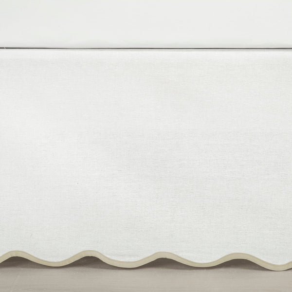 Lush Décor Coastal Chic Scalloped Edge Bed Skirt