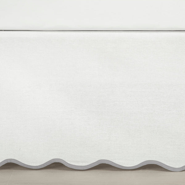 Lush Décor Coastal Chic Scalloped Edge Bed Skirt