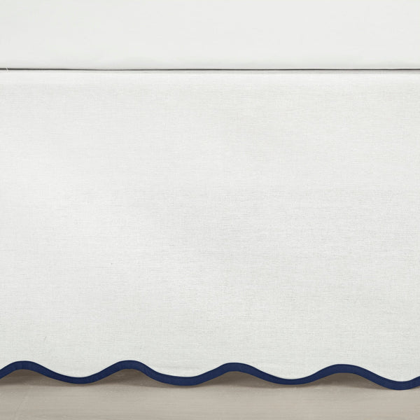 Lush Décor Coastal Chic Scalloped Edge Bed Skirt