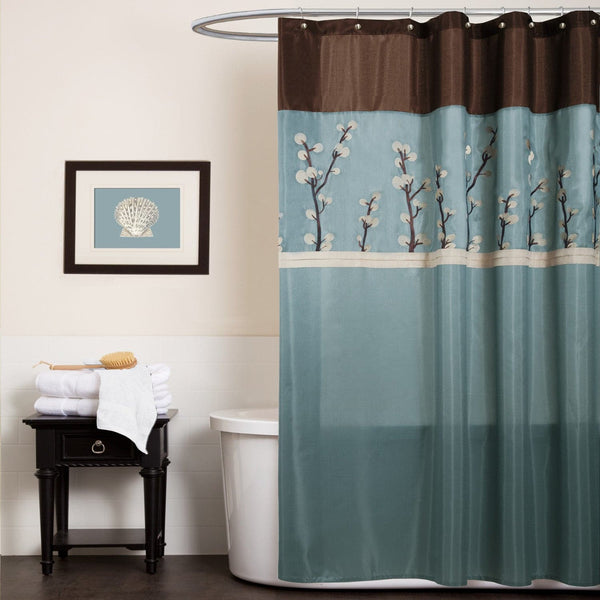lush décor Cocoa Shower Curtain