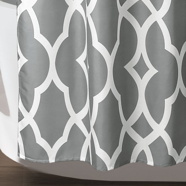 Lush Décor Connor Geo Shower Curtain