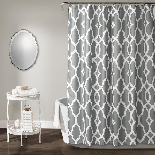 lush décor Connor Geo Shower Curtain