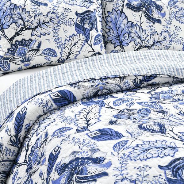 Lush Décor Cynthia Jacobean 3 Piece Quilt Set