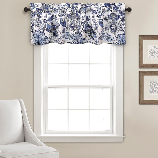 lush décor Cynthia Jacobean Floral Valance
