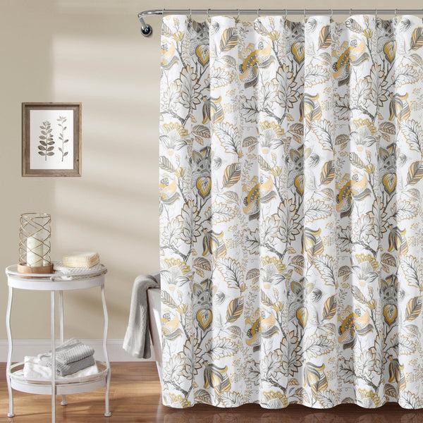 Lush Décor Cynthia Jacobean Shower Curtain