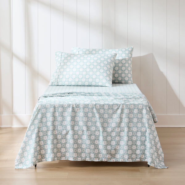 Lush Décor Daisy Checkered Sheet Set