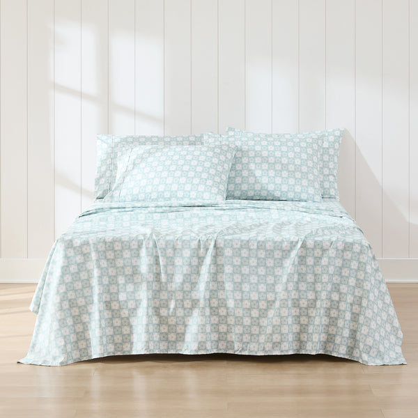 lush décor Daisy Checkered Sheet Set