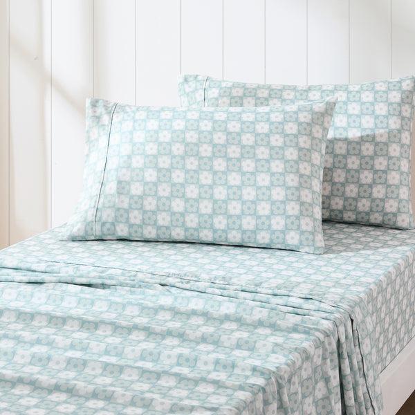Lush Décor Daisy Checkered Sheet Set