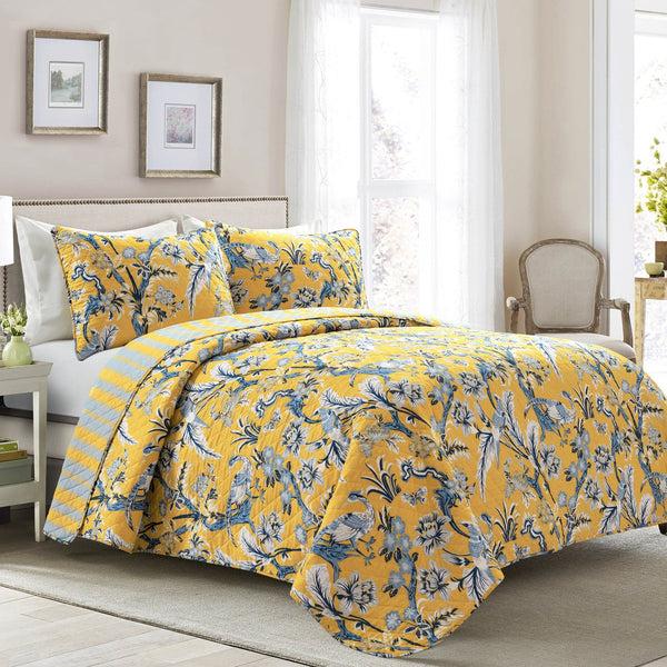 Lush Décor Dolores 3 Piece Quilt Set
