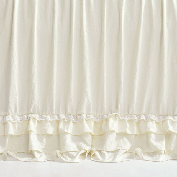 Lush Décor Ella Ruffle Lace 3 Piece Bedspread Set